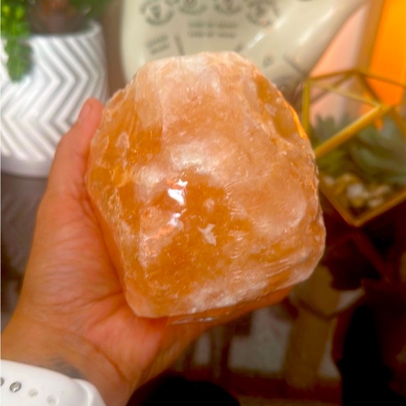 Himalayan salt tea light or votive holder NEW in wrapper - Picture 4 of 5